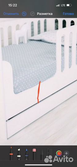 Кровать домик кроватка детская 80/160