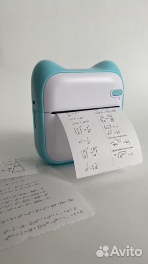 Портативный мини термопринтер