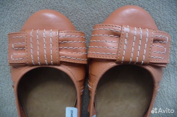 Новые балетки, Бразилия. Натур. кожа