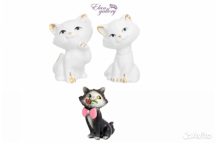 Фигурки, статуэтки котят, кошек, дракончика