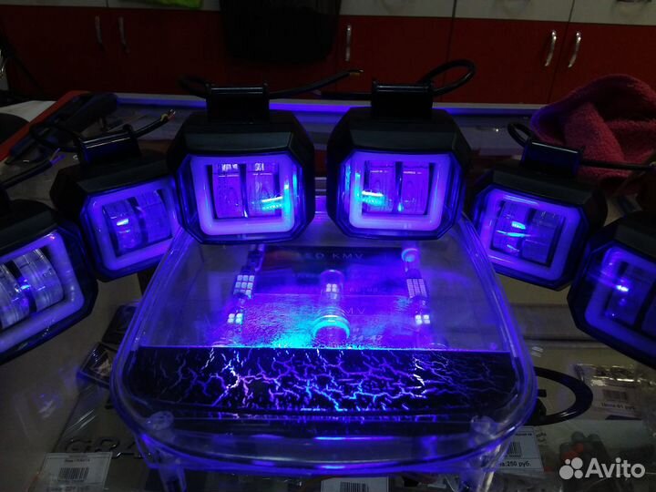 Светодиодные противотуманные фары с дхо