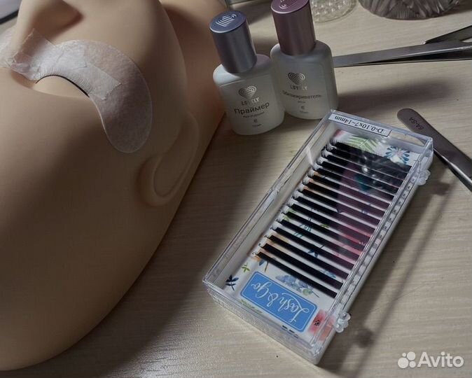 Манекен для наращивания ресниц