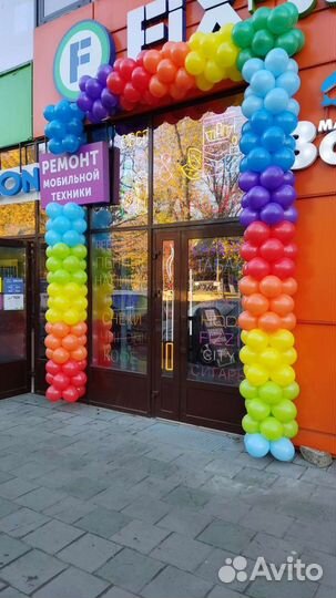 Оформление воздушными шарами