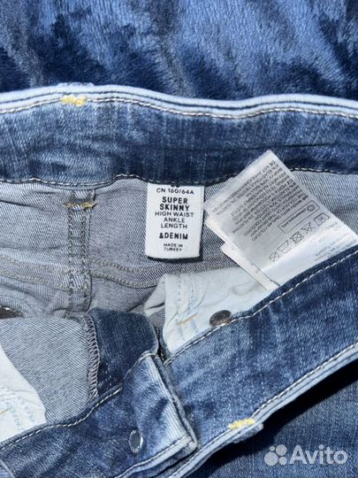 Skinny джинсы xs-s 160-175