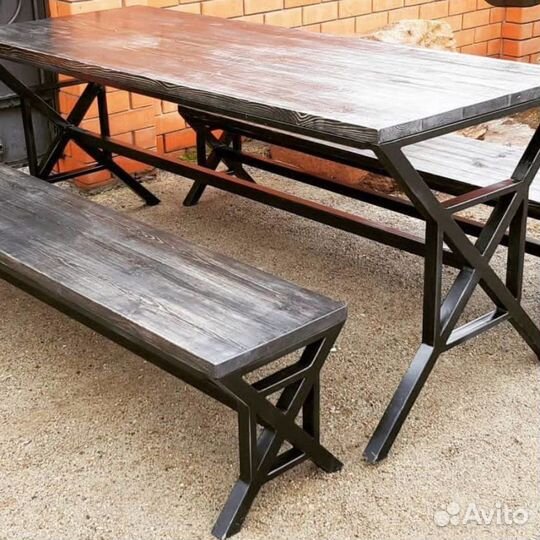 Садовая мебель в стиле лофт