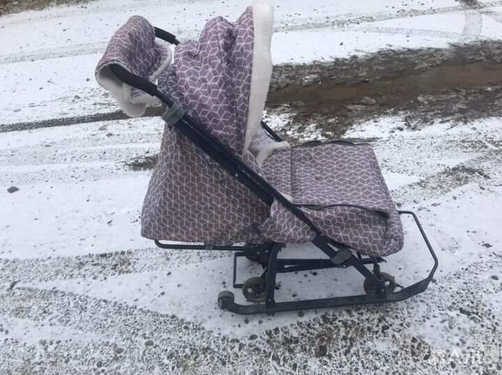 Санки коляска ника 7