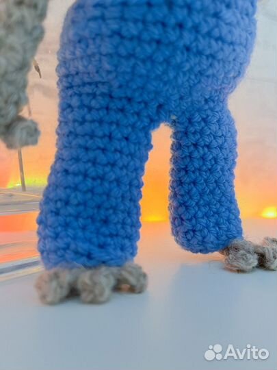 Лягушка в комбезе (вязаная)