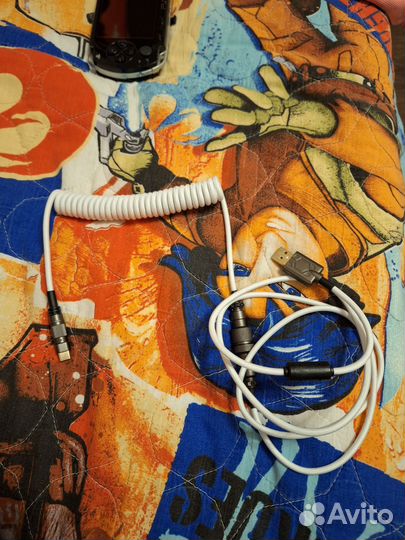 Кастомный спиральный кабель для клавиатуры