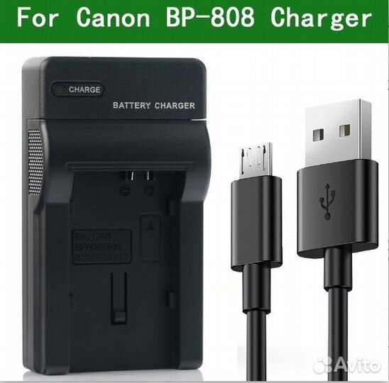 Зарядное устройство для Canon BP-808 BP-819 BP-827