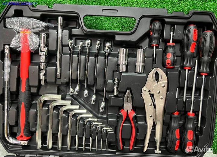 Набор инструментов 150 предметов с молотком (Арт.54755)