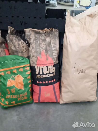 Уголь древесный в мешках 3кг
