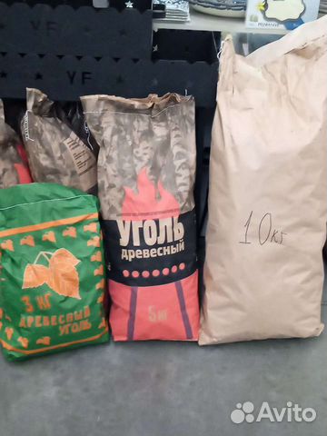 Уголь древесный в мешках 3кг