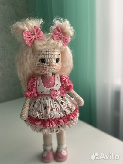 Кукла вязаная ручная работа