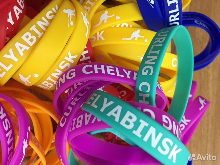 Печать на силиконовых браслетах, Печать логотипа