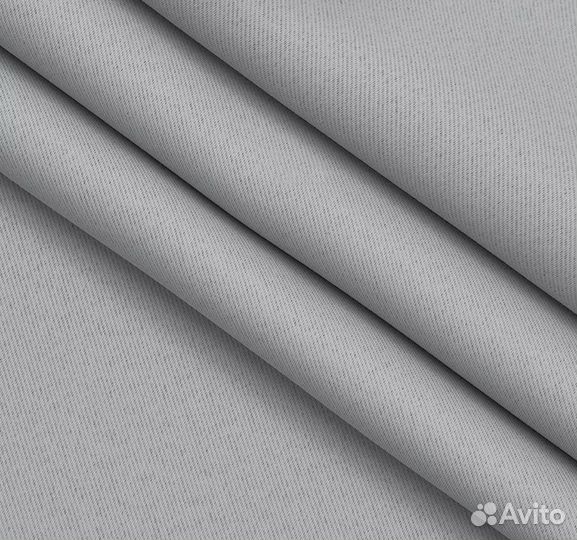 Штора блекаут 150*270 светло-серая