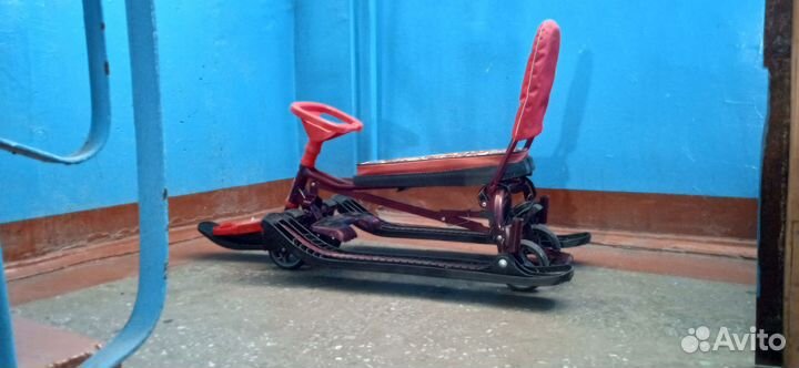 Снегокат с колесами