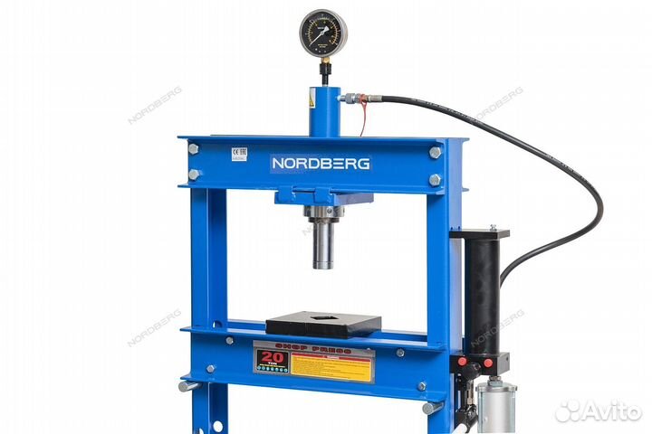 Пресс пневмопривод,усилие 20 тонн nordberg N3620AL