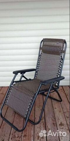 Кресло шезлонг новое
