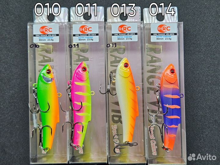 Раттлины Bassday Range Vib 80мм 23гр