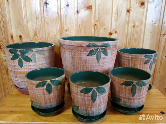 Керамические горшки для цветов