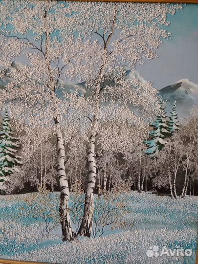 Картина с каменной крошкой 110х70