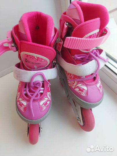 Роликовые коньки детские раздвижные