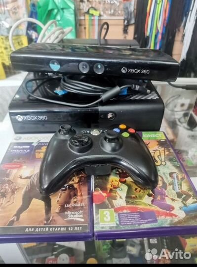 Приставка Xbox 360+кинект