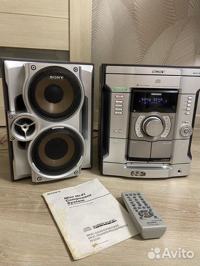 Музыкальный центр sony MHC-RG440S
