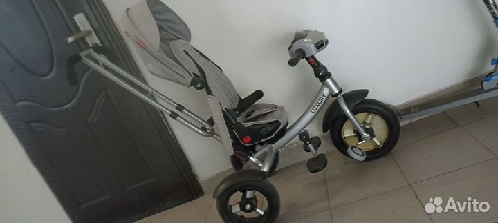 Детский велосипед коляска