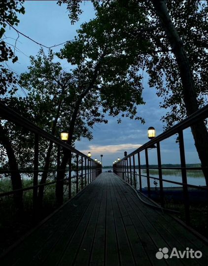 База отдыха на берегу Димитровского водохранилища