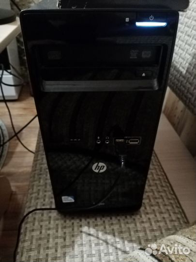 Игровой системный блок с монитором