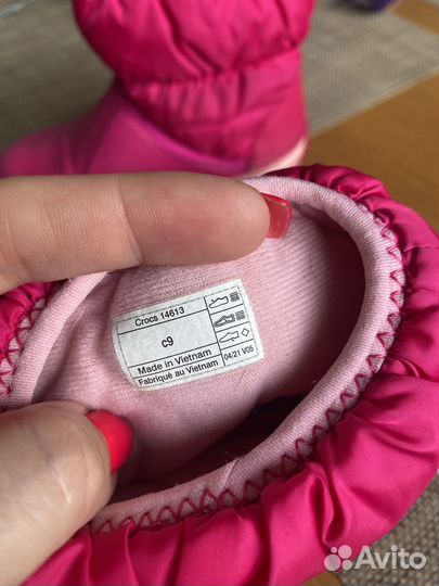 Crocs сапоги c9