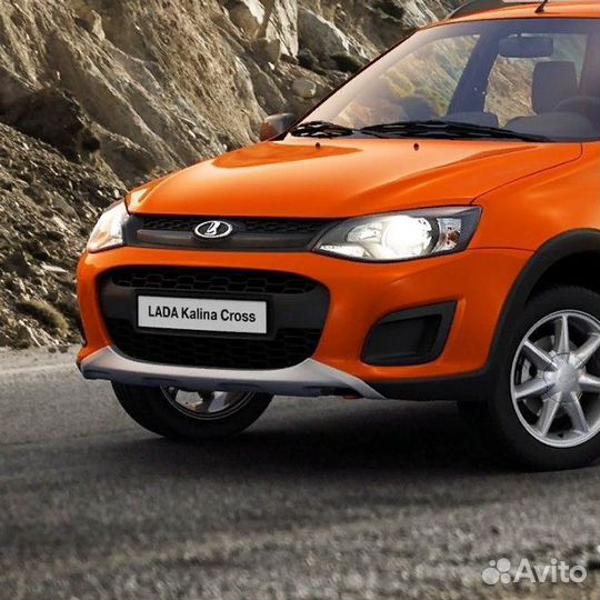 Бампер передний в цвет Лада Калина 2 Кросс