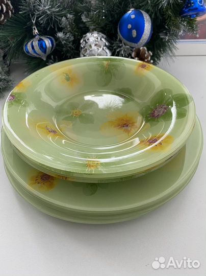 Посуда Luminarc тарелки зелёные 24 см