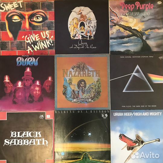 Западные рок-группы. Виниловые пластинки