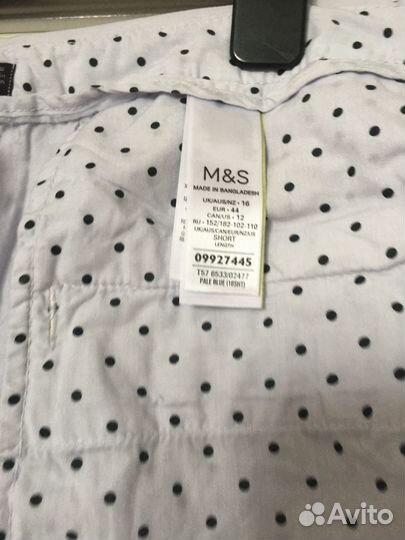 Брюки летние новые Marks&Spencer short,50размер