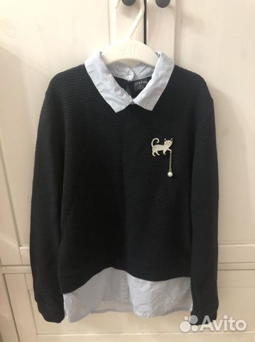 Блузка из хлопка школьная