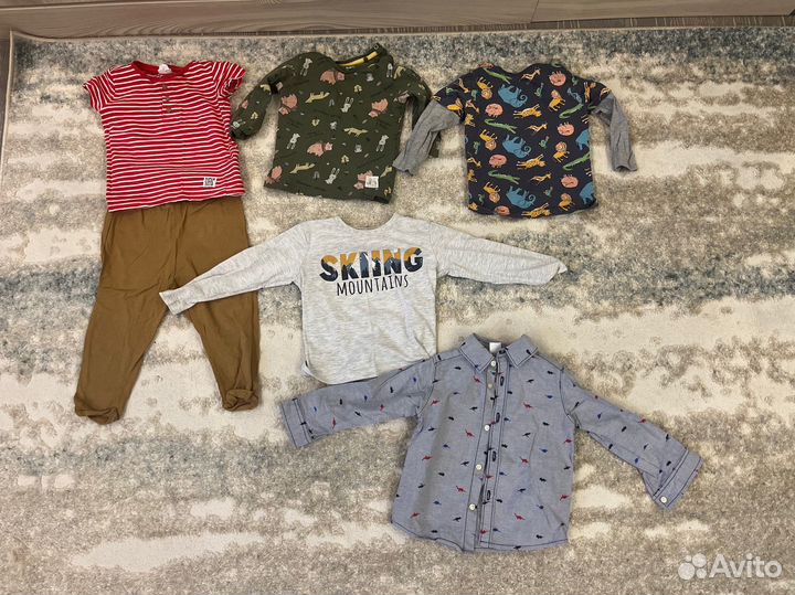 Пакет вещей на мальчика 86 92 размер