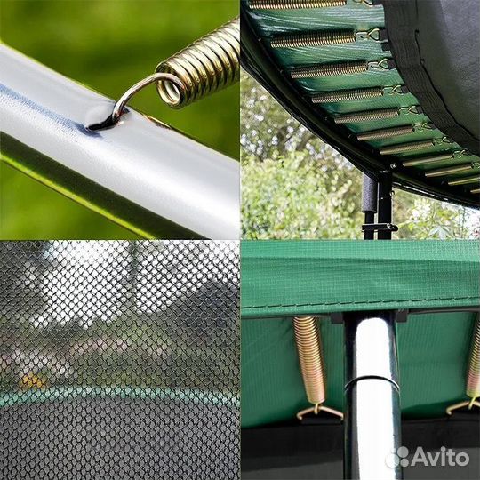 Батут 2,44 м с Внутренней сеткой до 150 кг Perfett