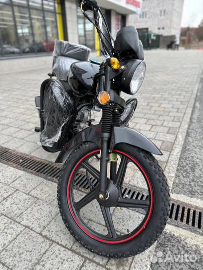 Мопед raid Черный