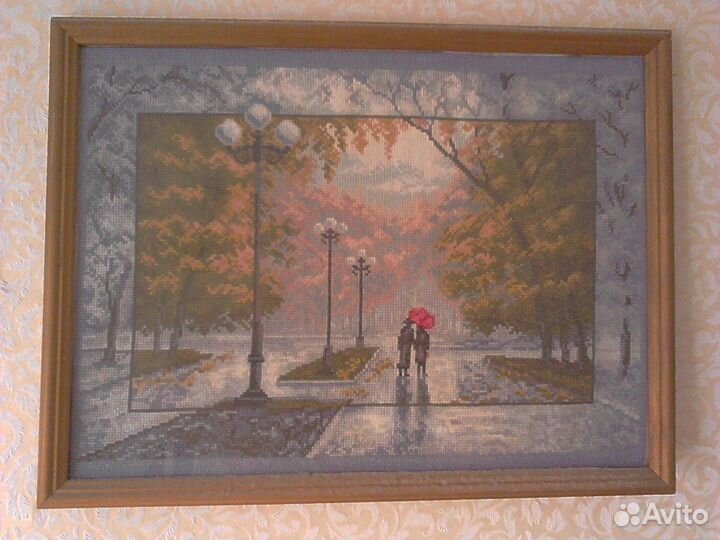 Картины-вышивка мелким крестом