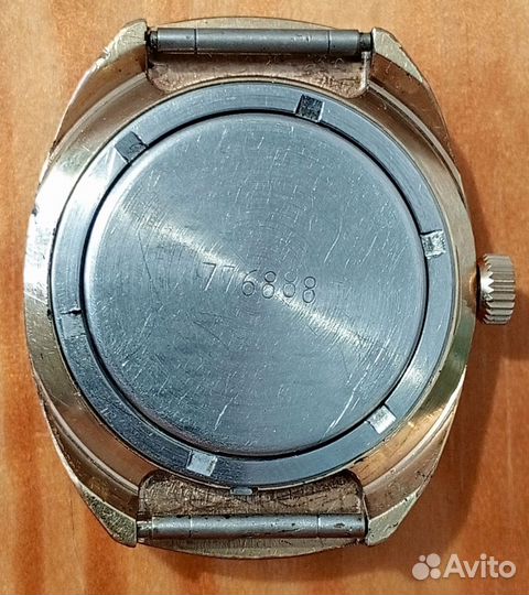 Часы Полёт, позолота