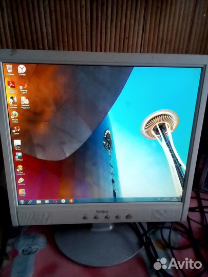 Монитор ЖК бу 15