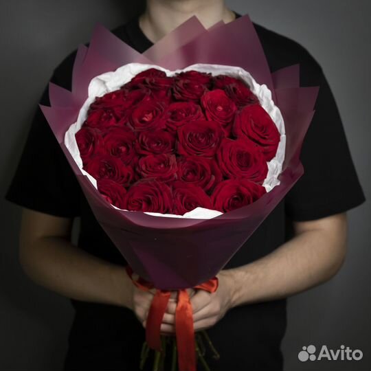 Доставка 101 розы букет