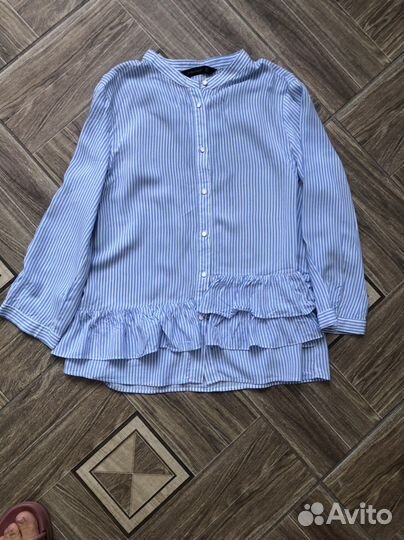 Блузка рубашка zara