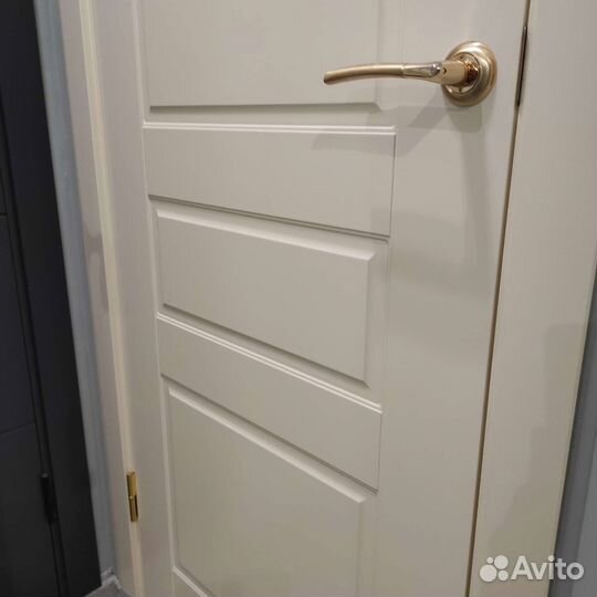 Межкомнатная дверь в эмали (слоновая кость)