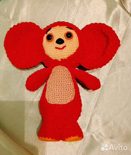 Чебурашка вязаный