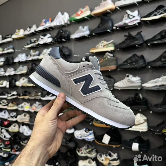 Кроссовки мужские зимние с мехом New balance 574