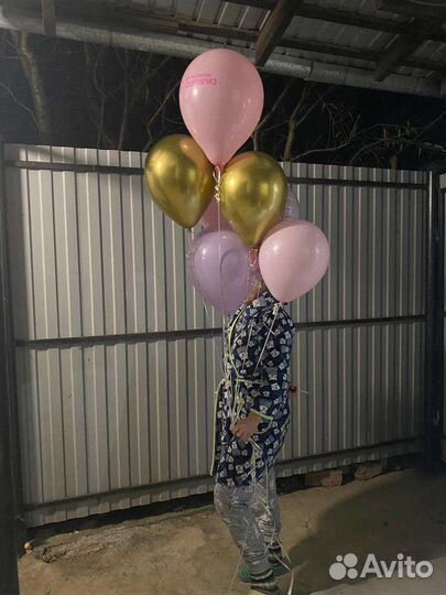 Фонтан из гелиевых шаров (купи ей шарик )