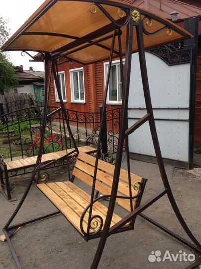 Качеля садовая